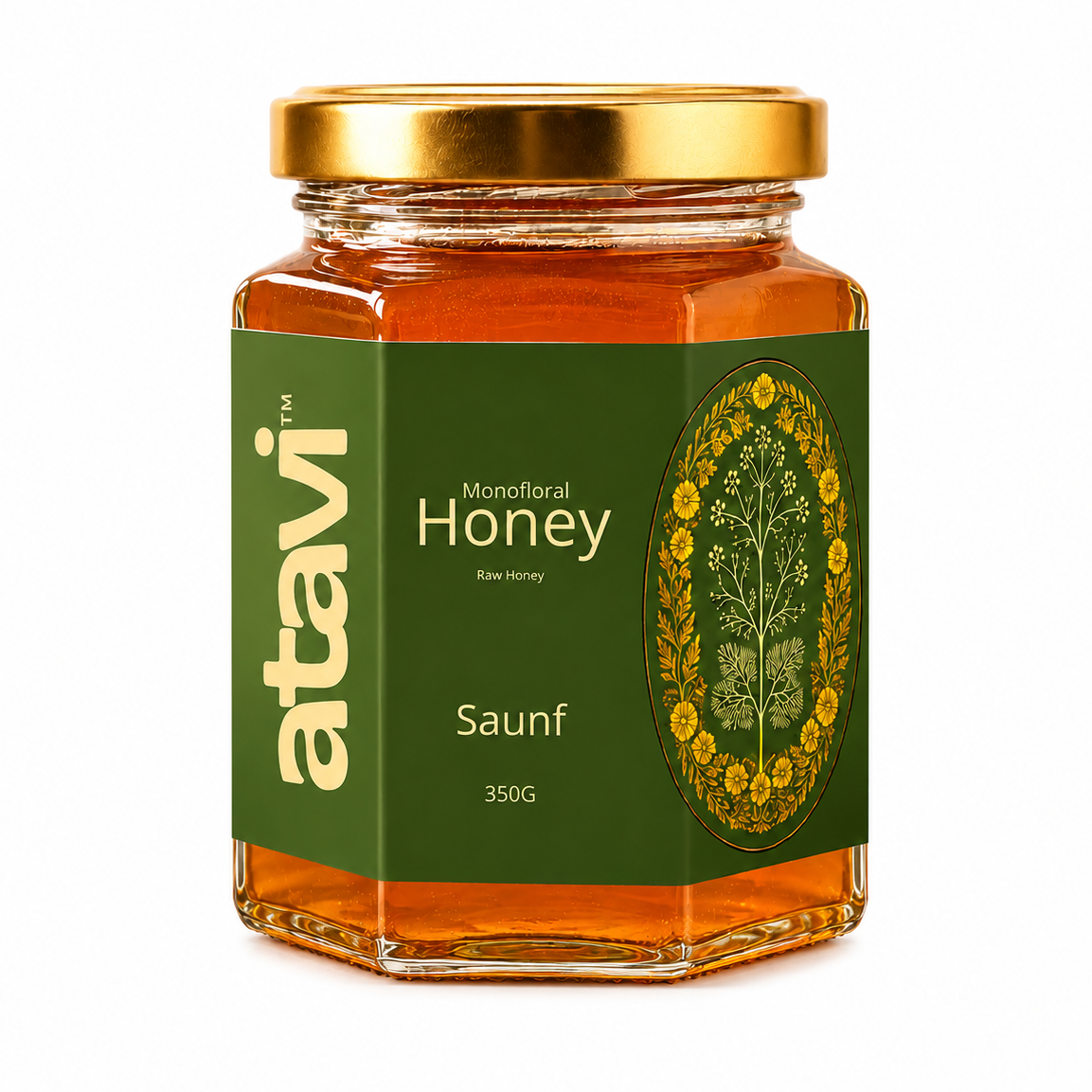 Saunf Honey - From Fennel (Saunf) Fields (350 gm)