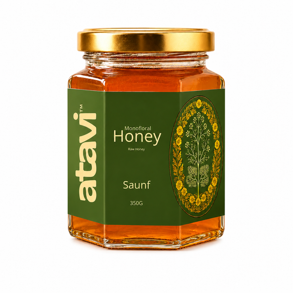 Saunf Honey - From Fennel (Saunf) Fields (350 gm)